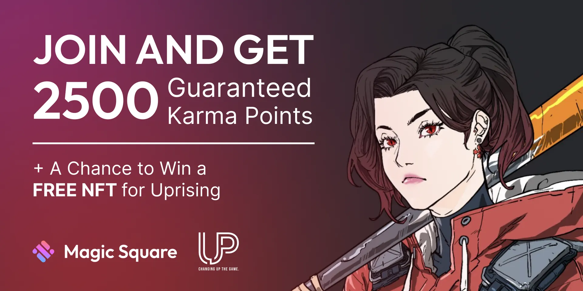 Uprising Raffle Banner