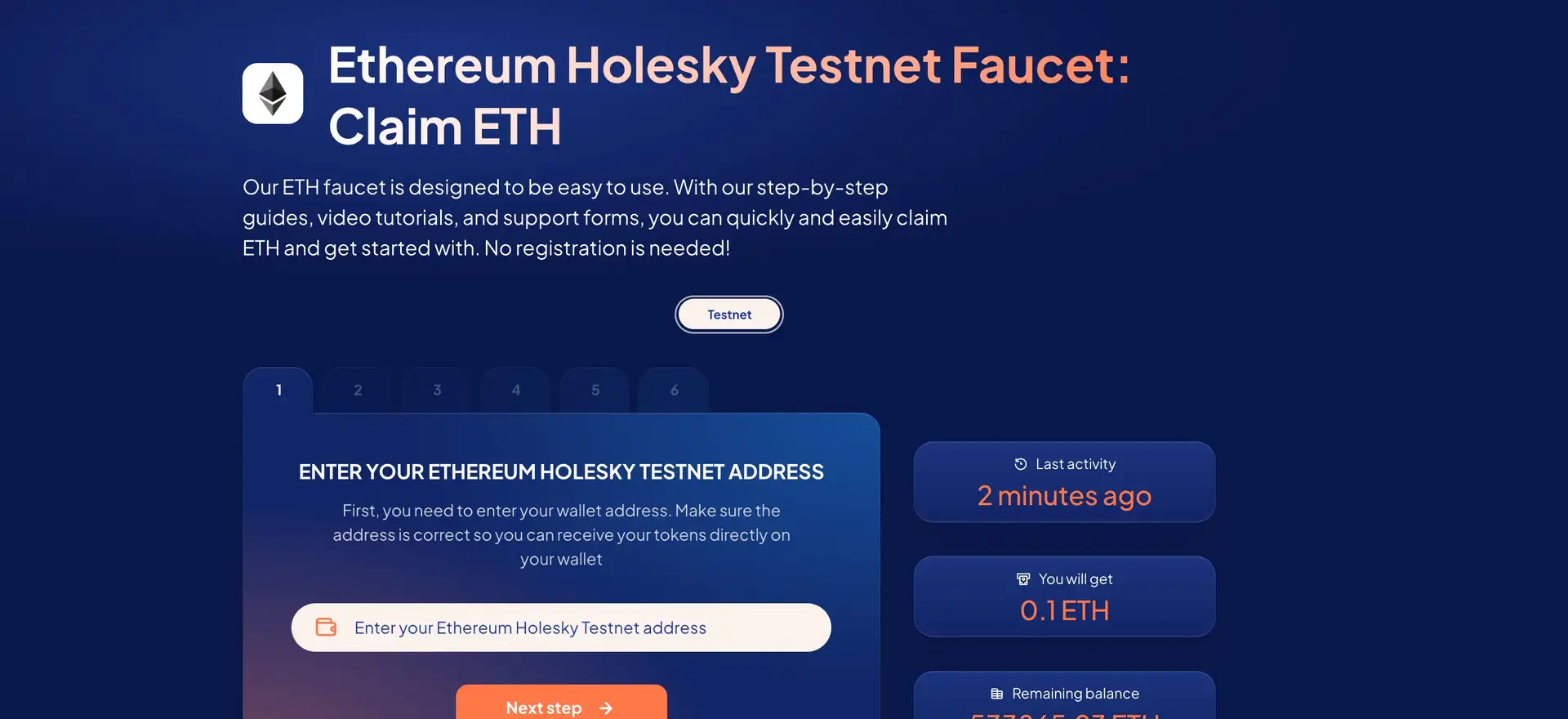 Multicoin Faucet