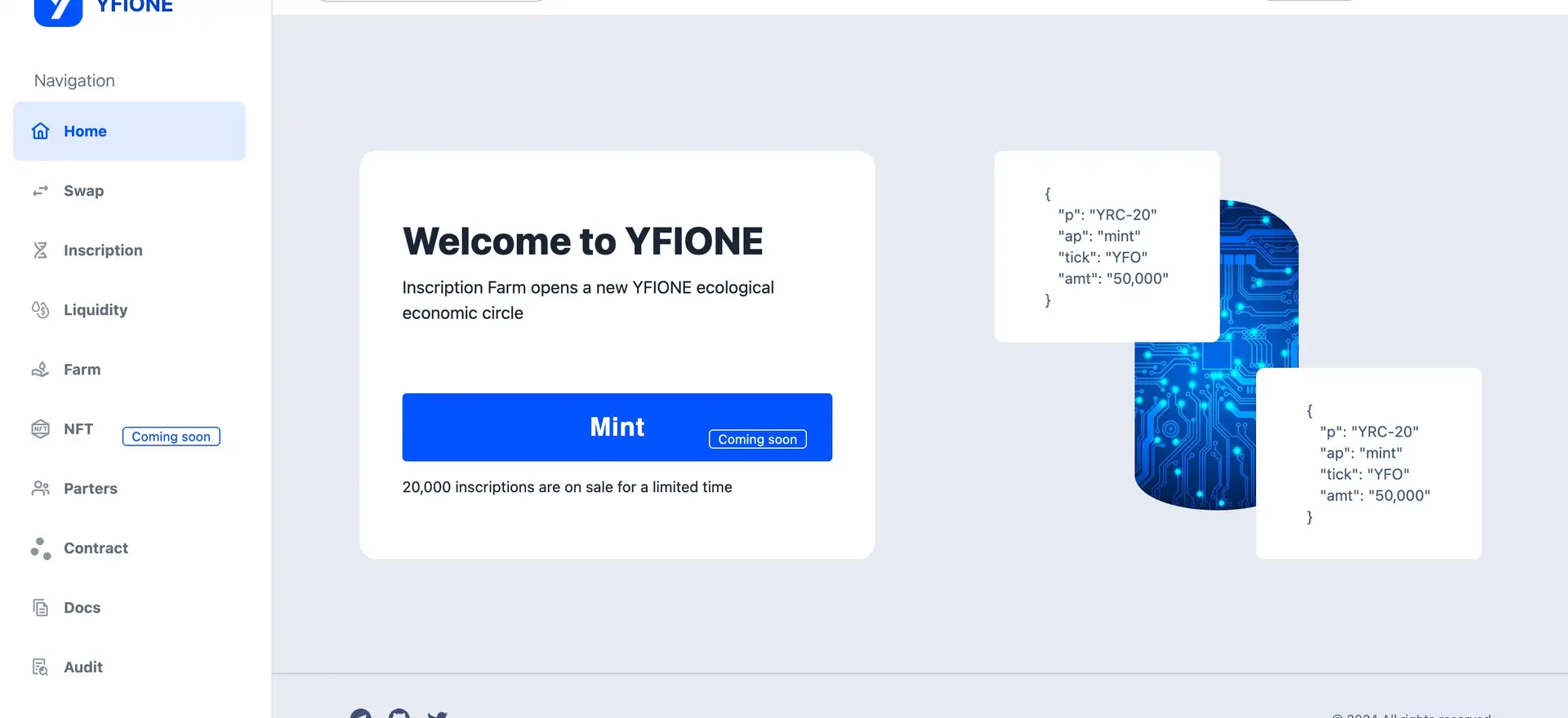 YFIONE Login