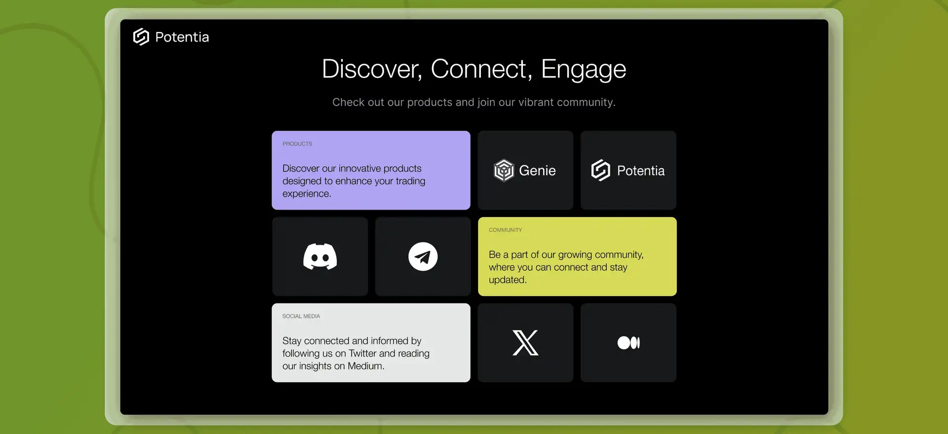 Potentia Protocol Dashboard