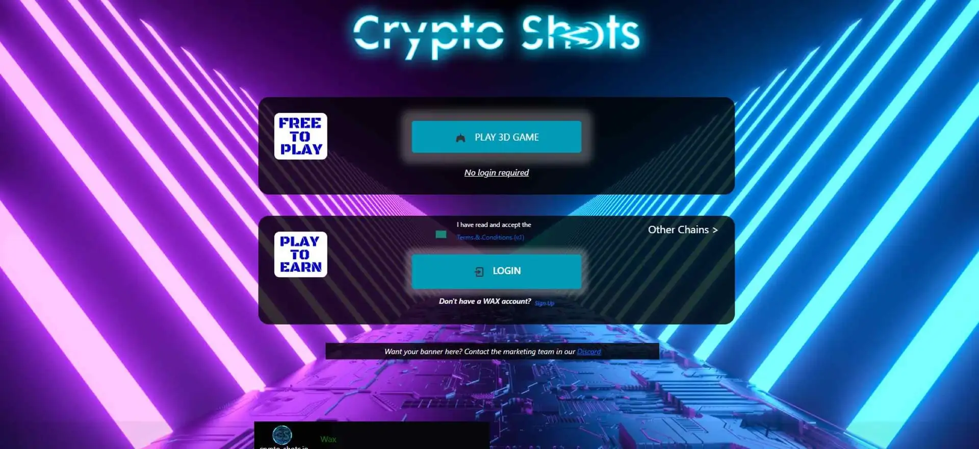 Crypto Shots Login