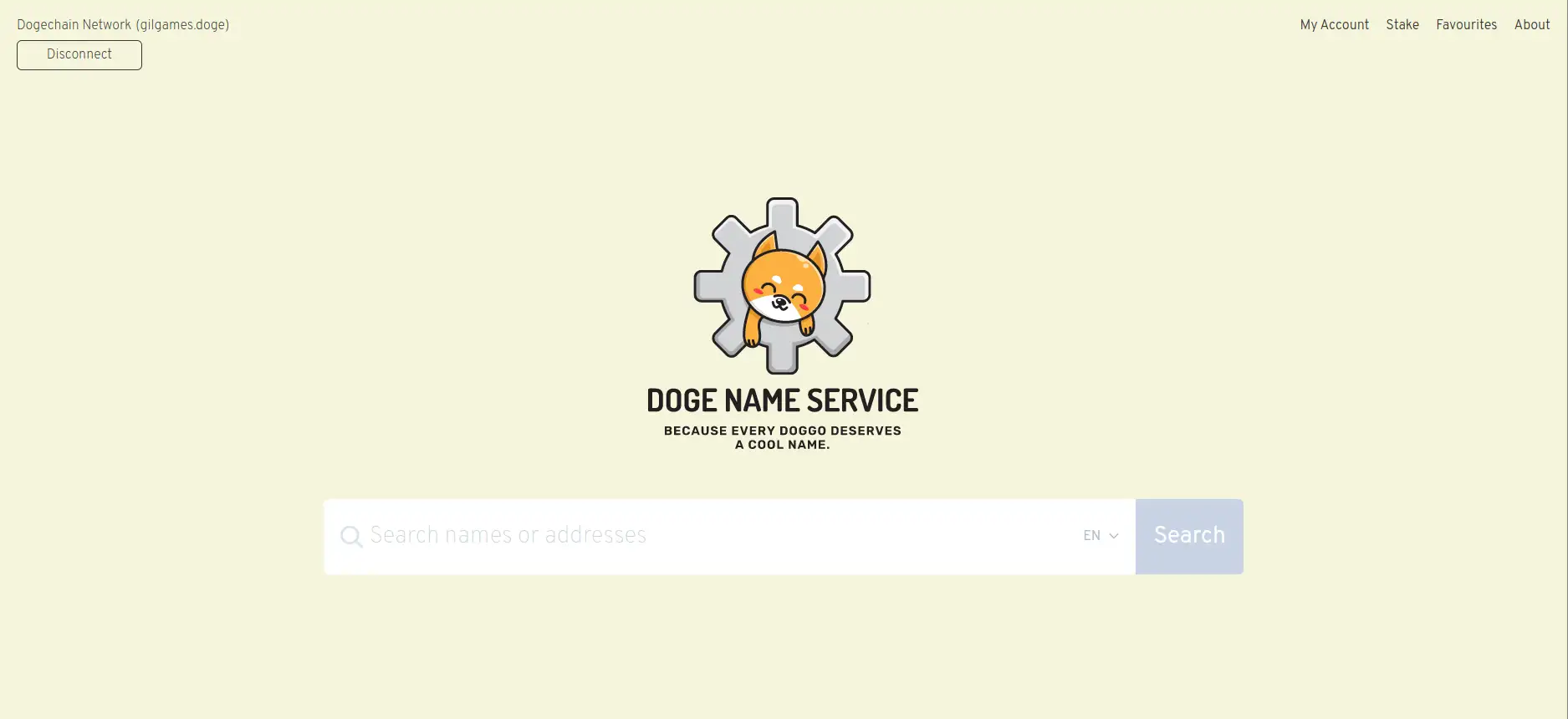Doge Name Service