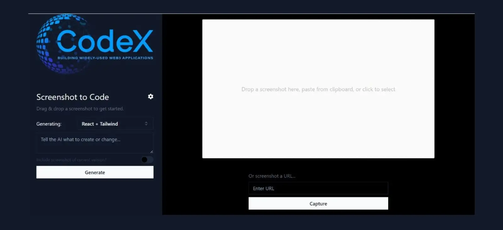 CodeX Dashboard