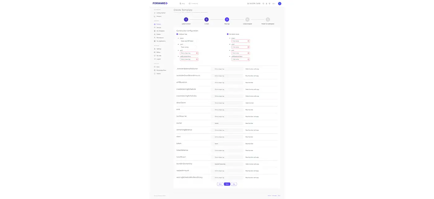 Forward Dashboard