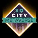 3D City Metaverse Icon