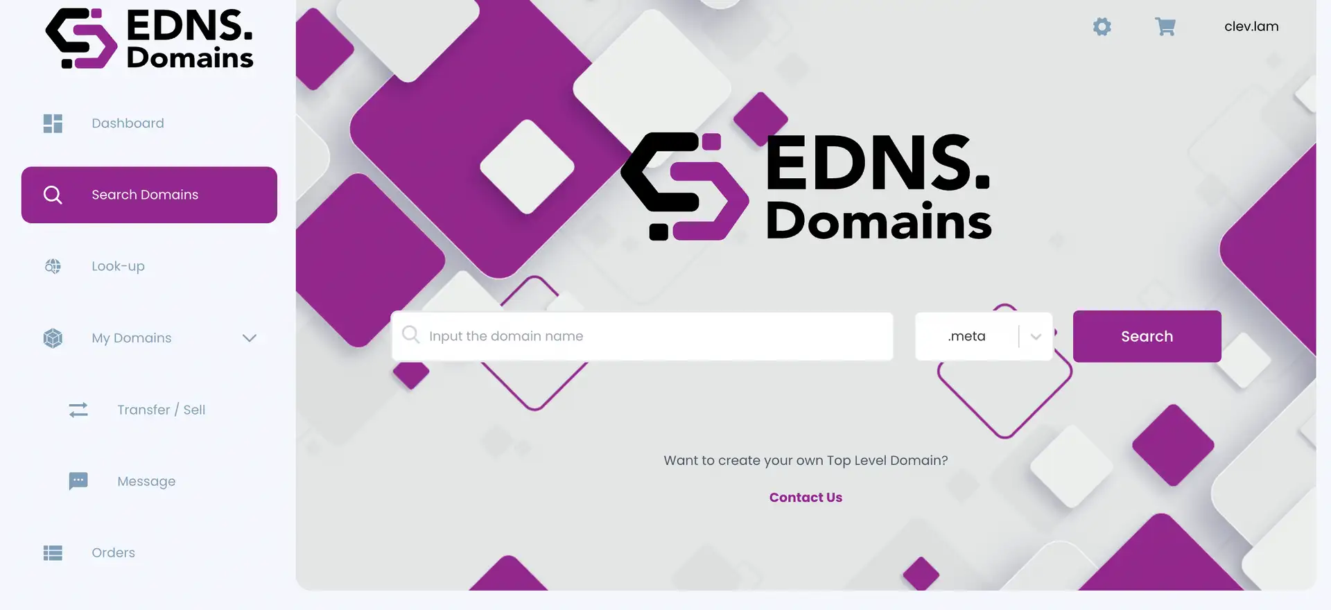 EDNS Domains Login