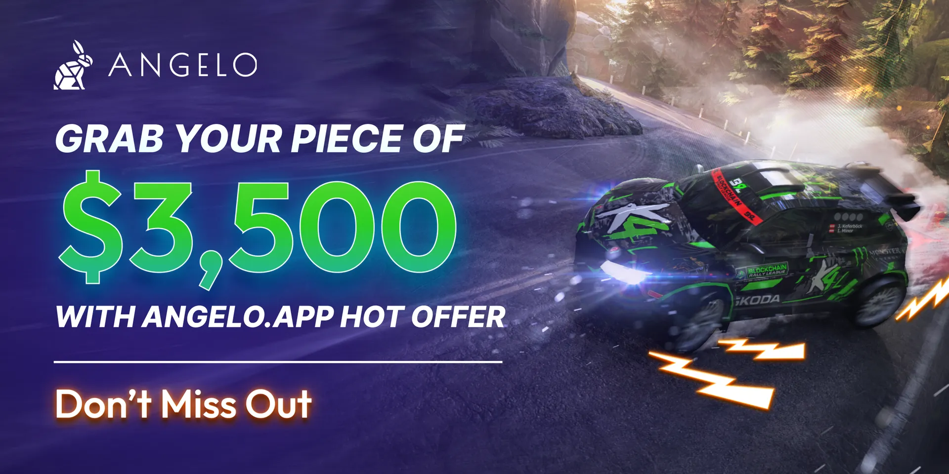 Angelo.app hot offer banner